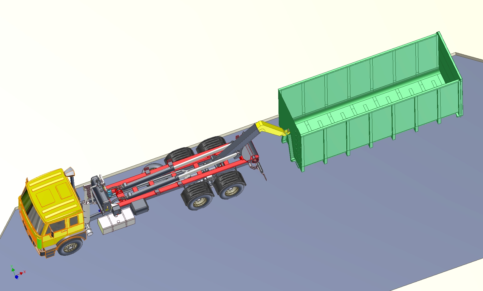 MAZ-6303挂钩装载车